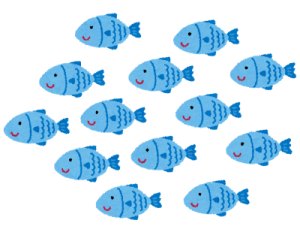 複数の魚
